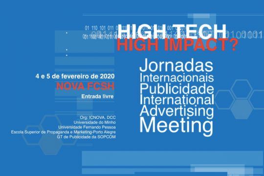 NOVA recebe Jornadas Internacionais “HIGH TECH, HIGH IMPACT?”