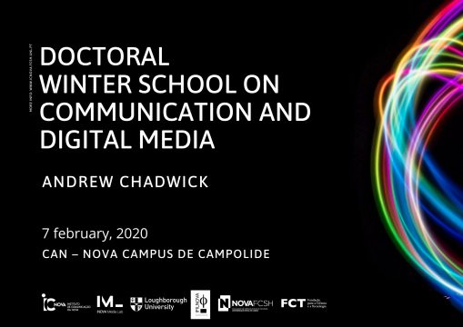 Andrew Chadwick abre a Doctoral Winter School de Ciências da Comunicação e Digital Media