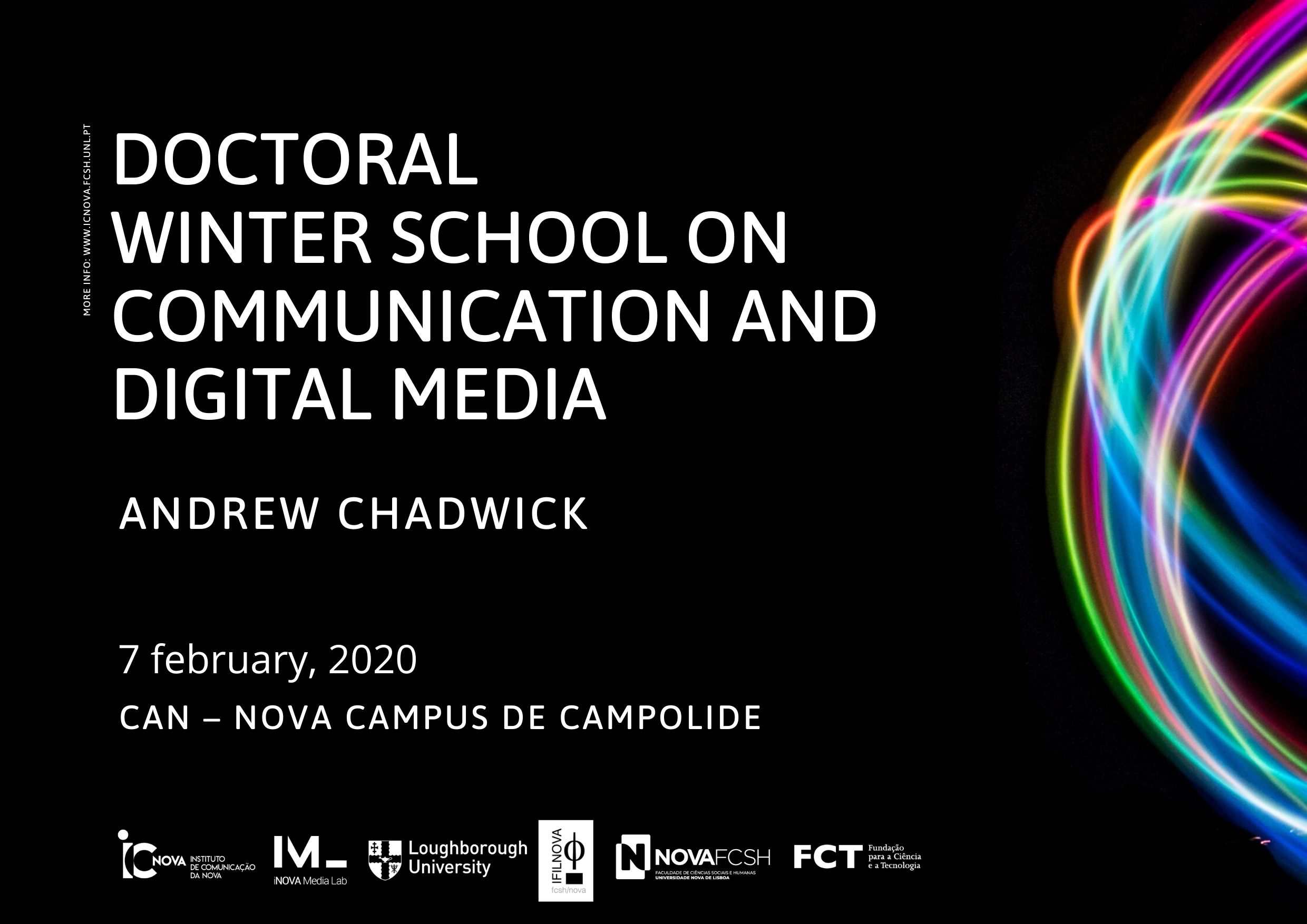 Andrew Chadwick abre a Doctoral Winter School de Ciências da Comunicação e Digital Media