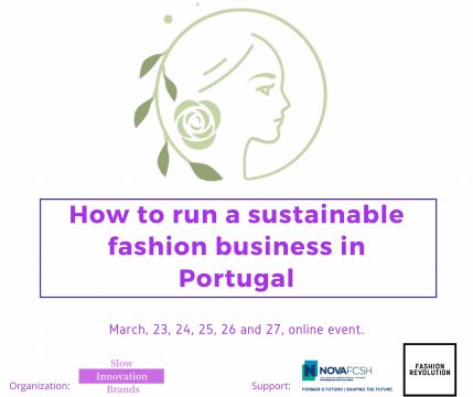 How to run a sustainable fashion business in Portugal (streaming)