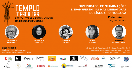 Primeira edição do Templo D’Escritas - Festa Literária Internacional da Língua Portuguesa