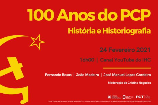 100 Anos do PCP. História e Historiografia