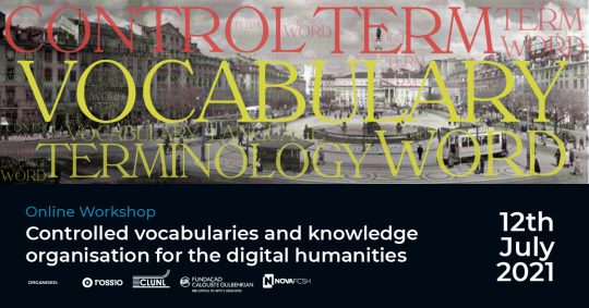 Workshop Controlled vocabularies and knowledge organisation for Digital Humanities