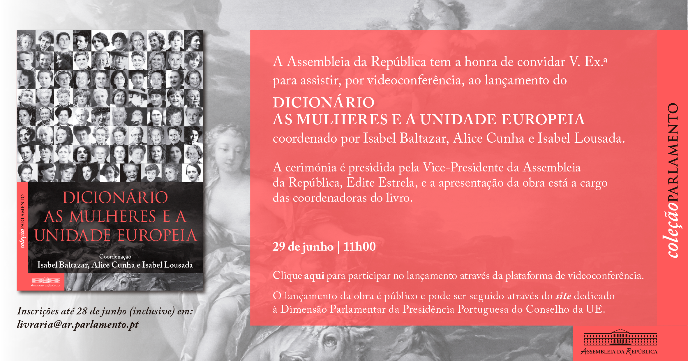 Apresentação do livro "Dicionário - As Mulheres e a Unidade Europeia"