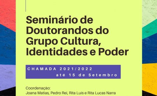 Seminário de teses de doutoramento do  CIP 2021/2022