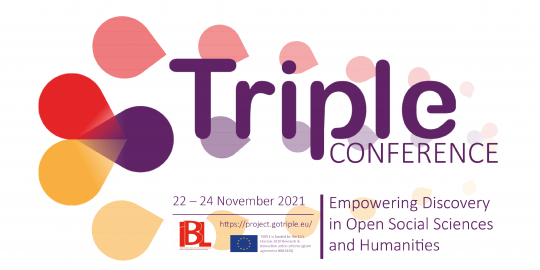 TRIPLE Conference: Empowering Discovery in Open Social Sciences and Humanities (22-24 novembro)