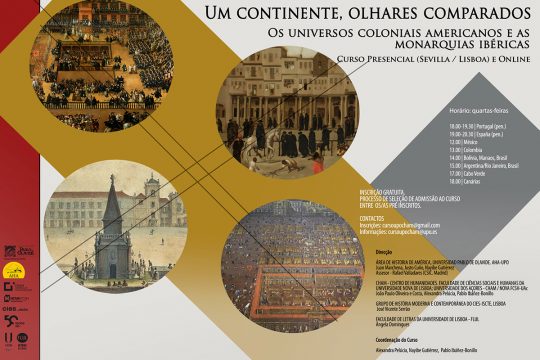 Curso de especialização «Um continente, olhares comparados. Os universos coloniais americanos e as monarquias ibéricas»