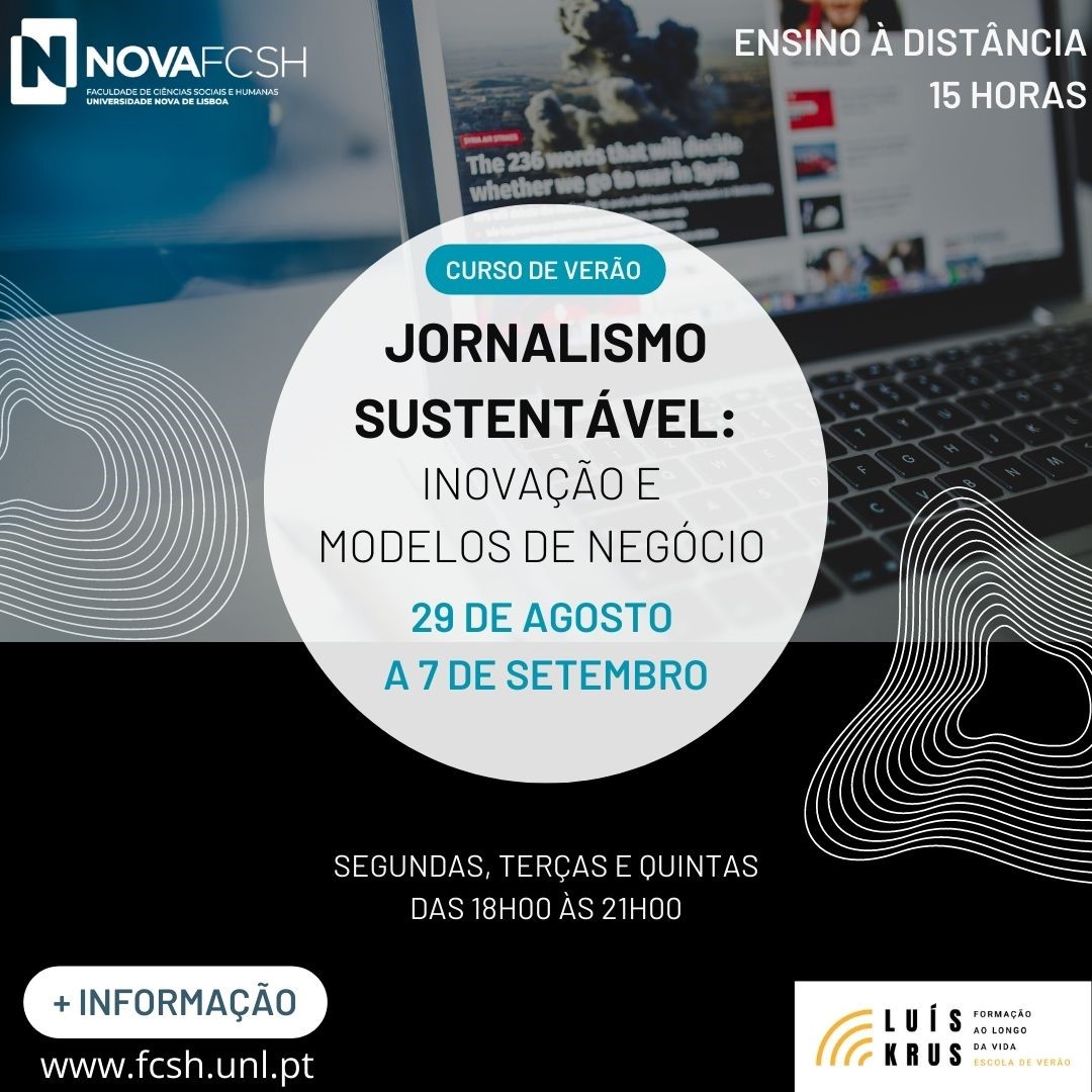 Jornalismo sustentável: inovação e modelos de negócio