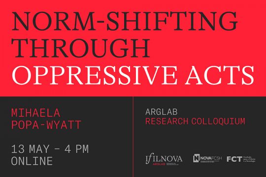 Mihaela Popa-Wyatt sobre “Norm-Shifting through Oppressive Acts”
