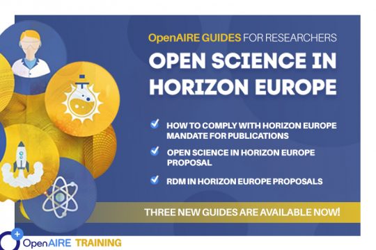 Ciência Aberta no Horizonte Europa | Novos guias OpenAIRE para investigadores/as