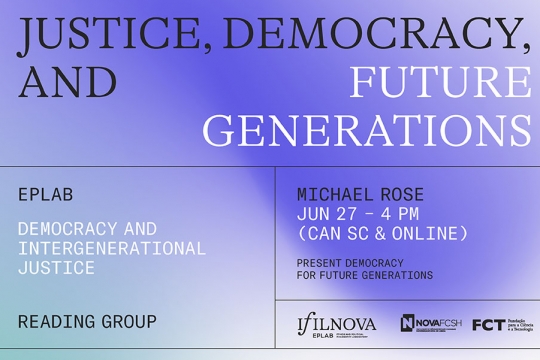 Michael Rose sobre “Justice, Democracy, and Future Generations”