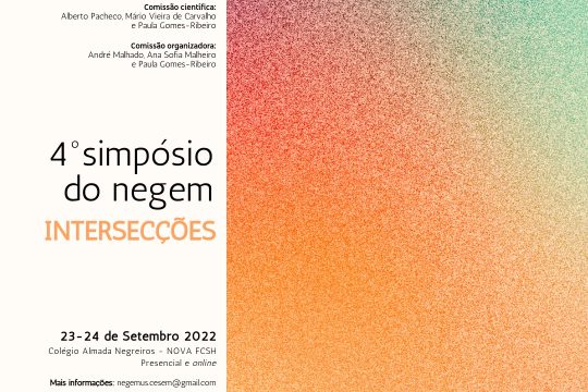 4° Simpósio NEGEM - Intersecções