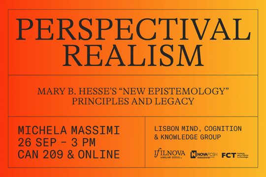 Lançamento do livro "Perspectival Realism", de Michela Massimi