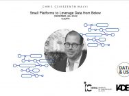 Criar plataformas pequenas para tirar proveito de dados desde ‘baixo’ por Chris Csikszentmihalyi, Cornell University