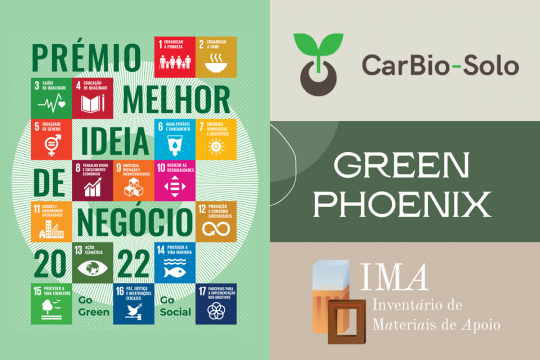"CarBio-Solo", "Green Phoenix" e "IMA" vencem Prémio Melhor Ideia de Negócio 2022: Go Green Go Social