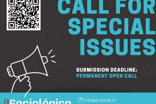 Call for Special Issues - Journal Forum Sociológico