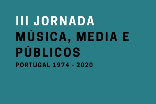 III Jornada Música, Media e Públicos