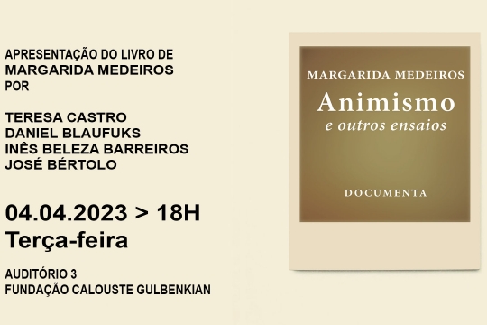 Apresentação do livro “Animismo e outros ensaios”