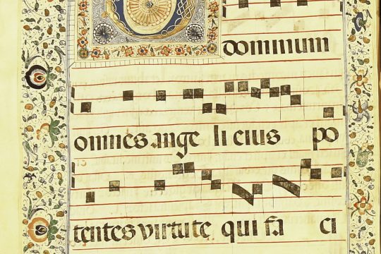 À descoberta do canto gregoriano através dos livros de coro do Mosteiro Santa Maria de Belém
