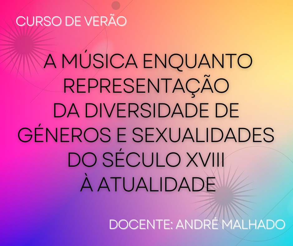 A música enquanto representação da diversidade de géneros e sexualidades do século XVIII à atualidade