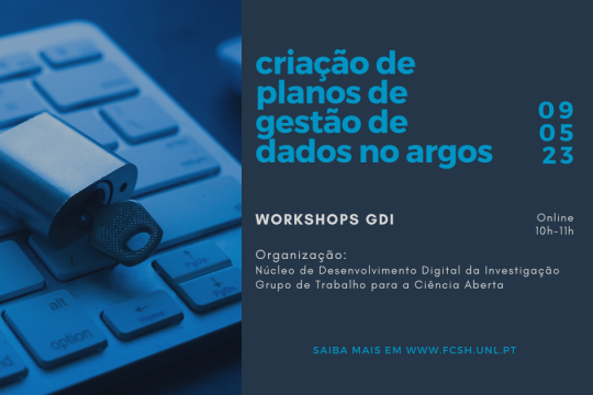 Criação de Planos de Gestão de Dados no Argos - Workshop online