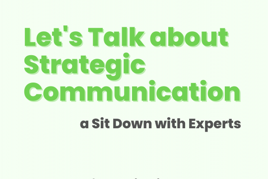 Let’s Talk about Strategic Communication: a Sit Down with Experts - com Nicole D'Almeida