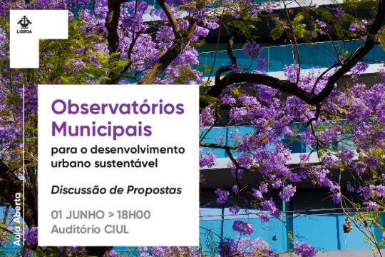 Aula Aberta: Observatórios Municipais para o Desenvolvimento Urbano Sustentável