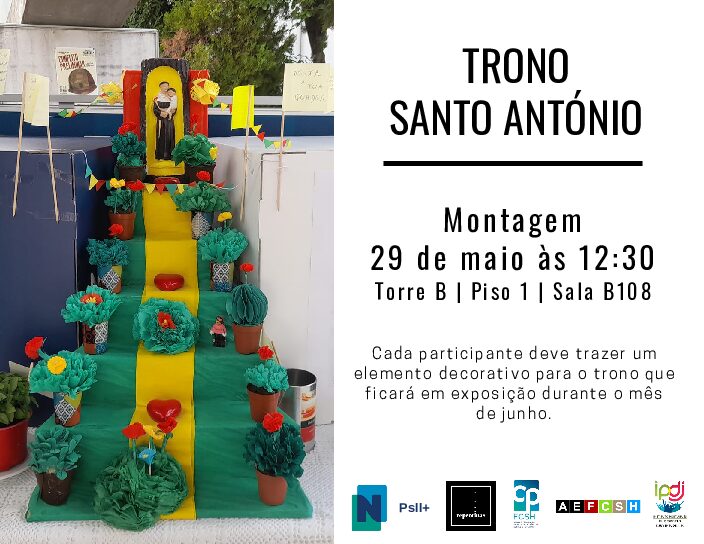 Trono de Santo António na NOVA FCSH