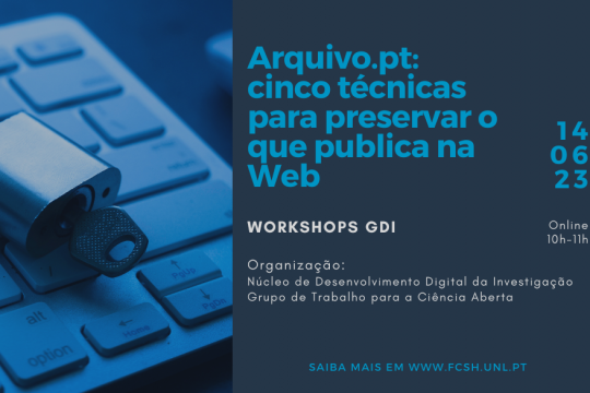 Arquivo.pt: cinco técnicas para preservar o que publica na Web