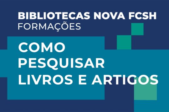 Sessão de formação sobre como pesquisar livros e artigos