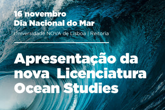 Apresentação da nova Licenciatura em Ocean Studies