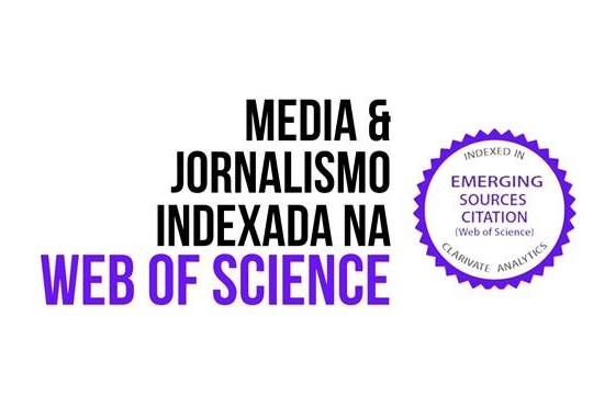 Revista Media & Jornalismo indexada na Web of Science