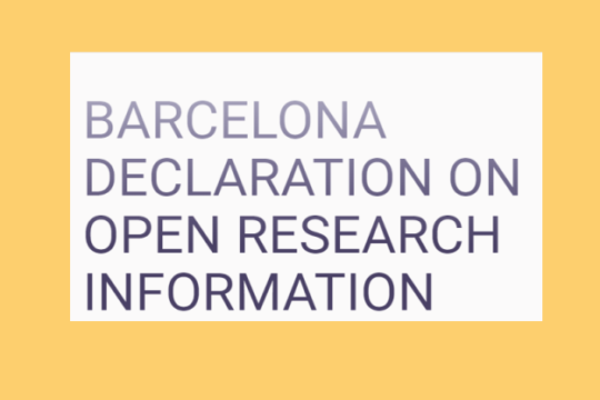Declaração de Barcelona sobre Informação de Investigação Aberta