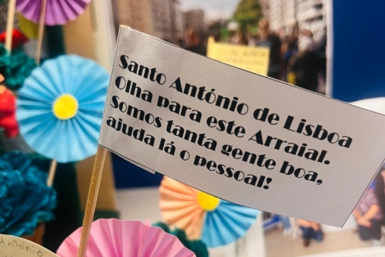 Trono de Santo António na NOVA FCSH