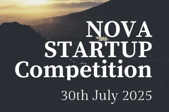 Candidaturas abertas: NOVA Startup Competition 2025